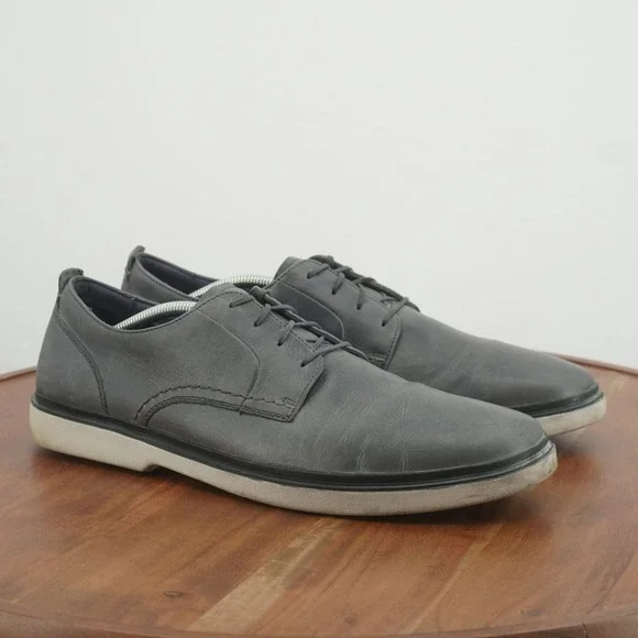 Cole Haan GRAND.OS Sneakers Mens 11M Gray Leather Minimalist Oxford Casual Cole Haan | Shoes | Cole Haan Mens Grand Evolution Gray  main image 4